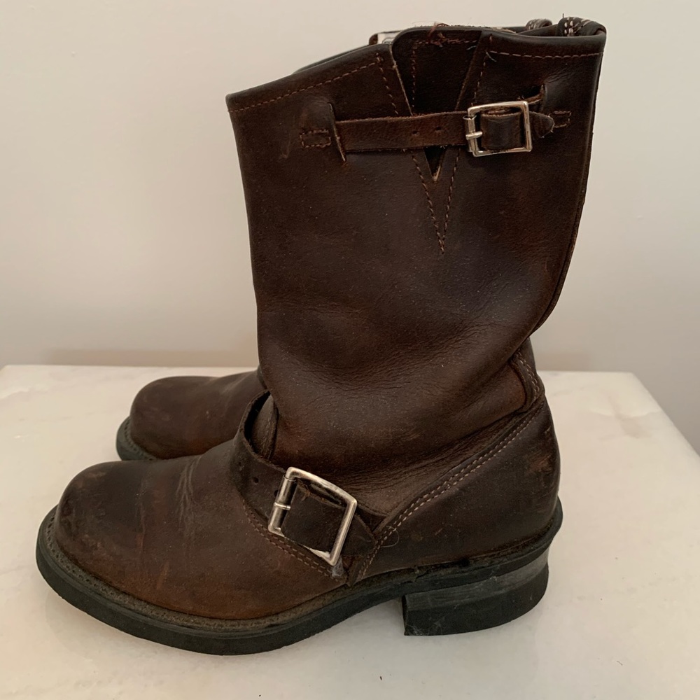 Frye 12R Engineer Boots
